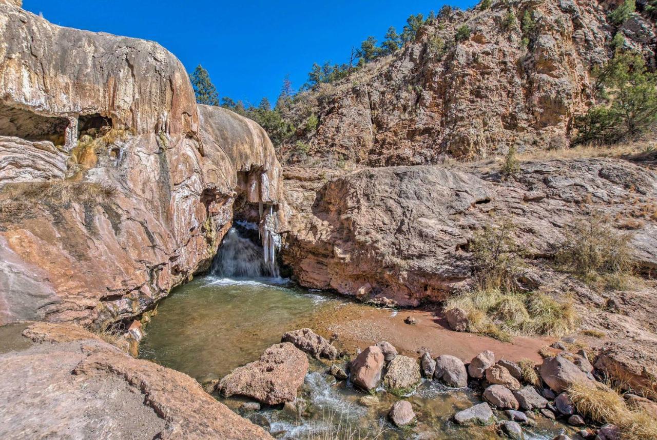 Jemez Springs Cabin With Mtn Views Steps To River! Villa Dış mekan fotoğraf